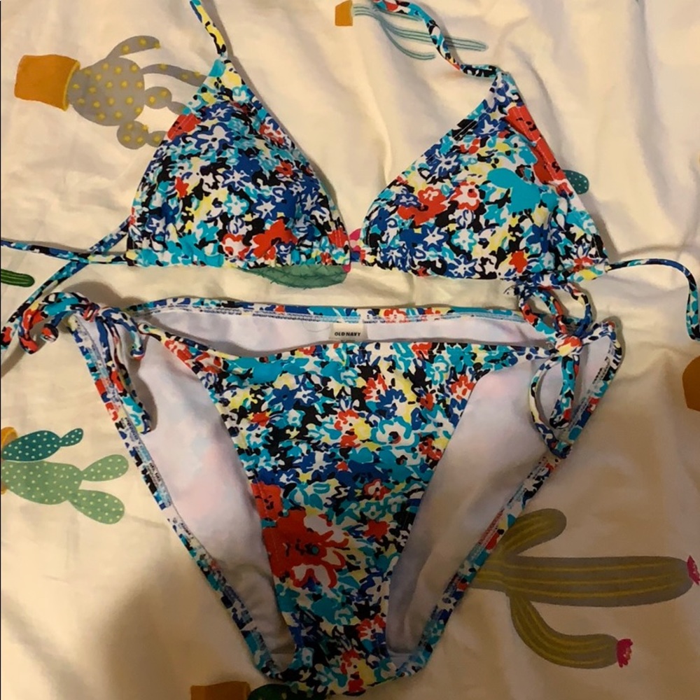 Floral String Bikini